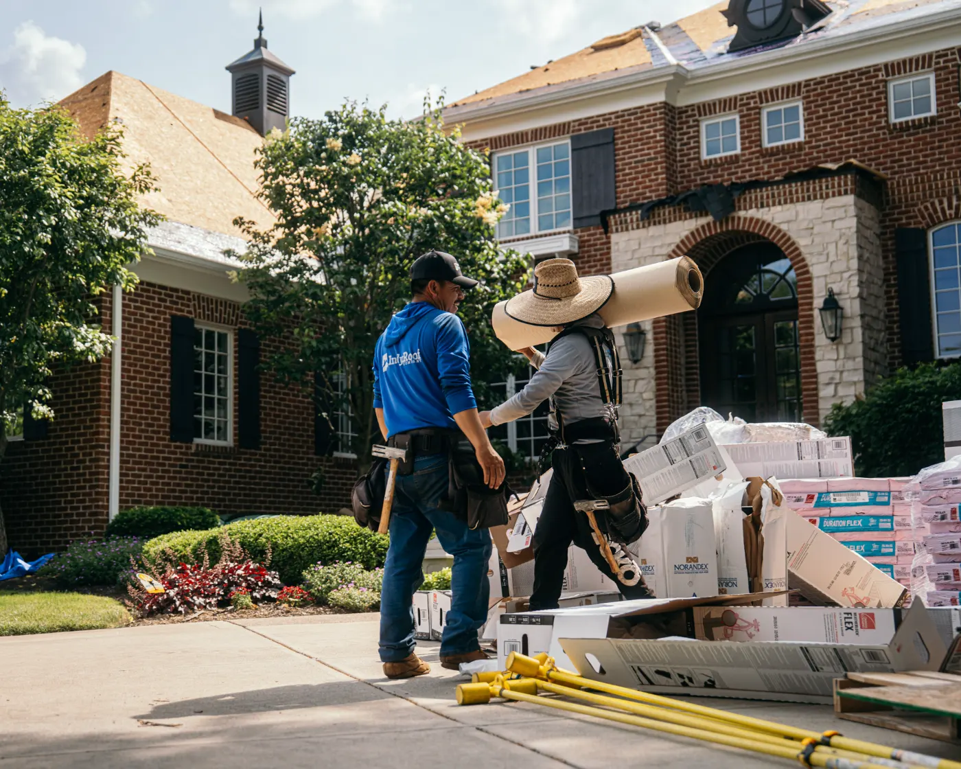 Commercial roof inspection documented in Fountaintown